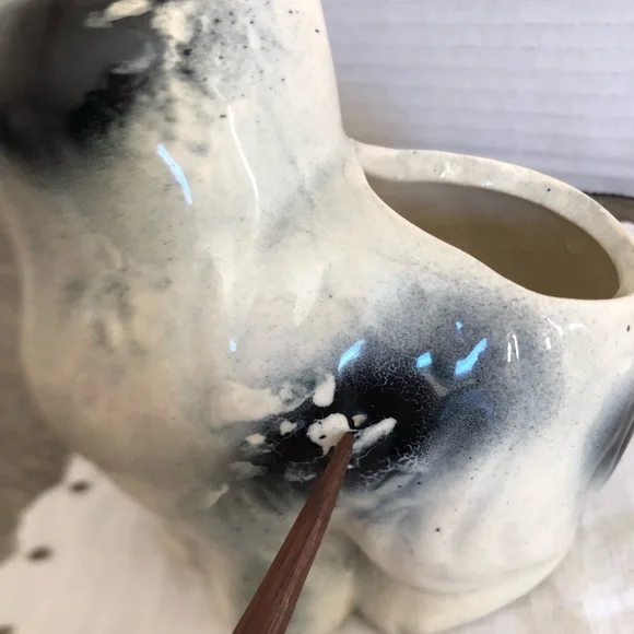 Vtg Ceramic Cat Planter - Picture 10 of 13